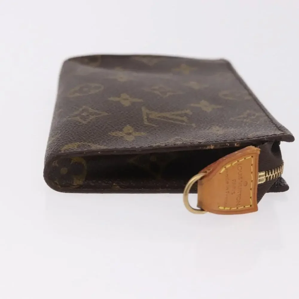 Louis Vuitton Monogram Bucket PM Accessory Pouch Brown